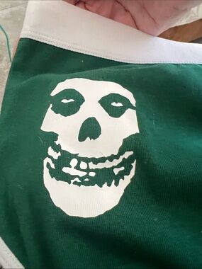 Misfits GOODLUCK Green High-Cut Panty Brief Sz M